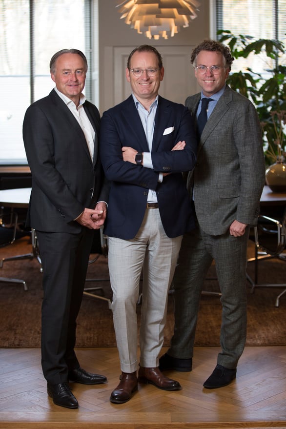 Team Den Bosch (vlnr Jacques Brouwers, Rob van Deursen, Bas Coerts)